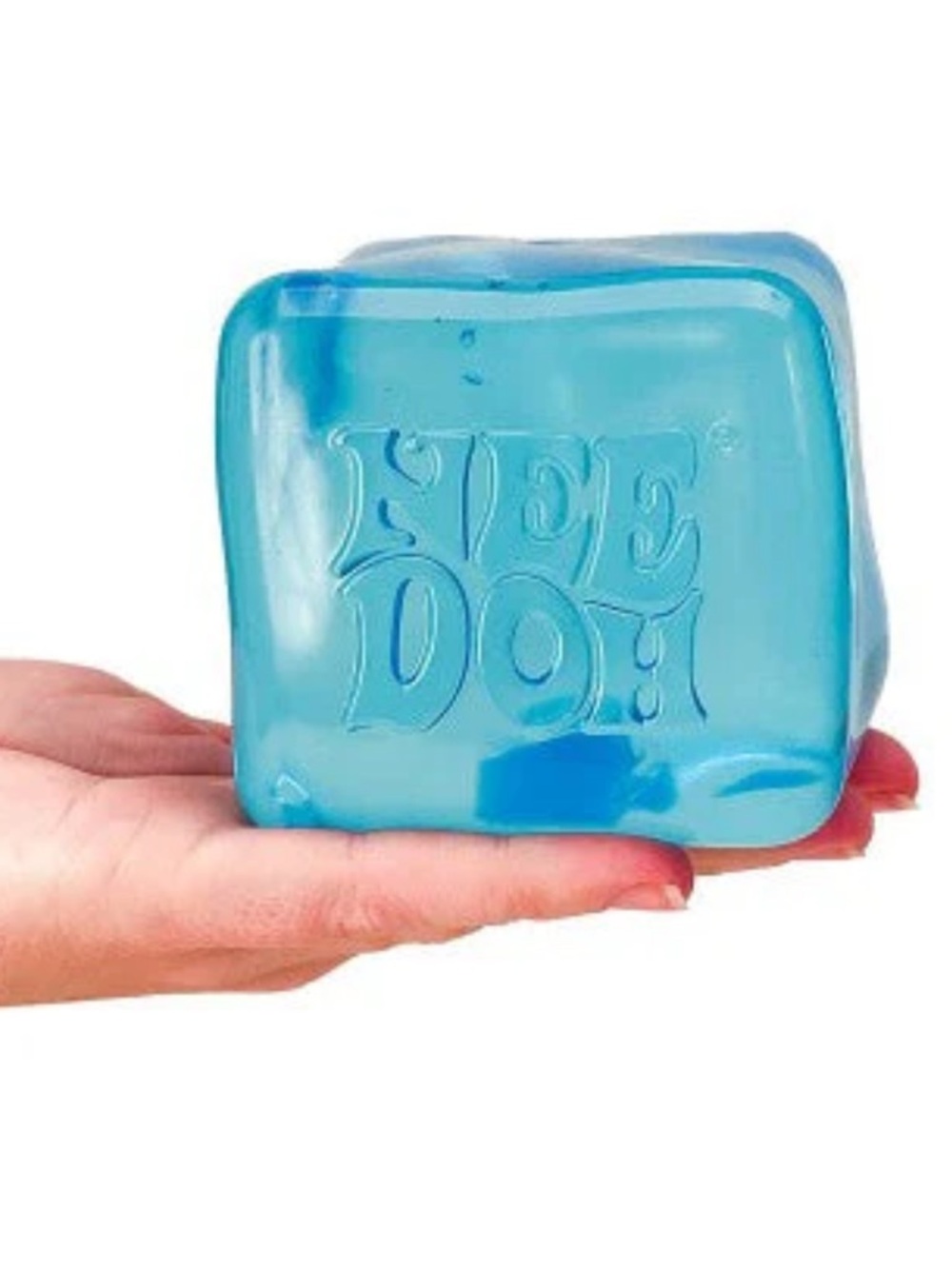 NEW Nee Doh Viral Nice Berg Solid Squish Toy - Blue